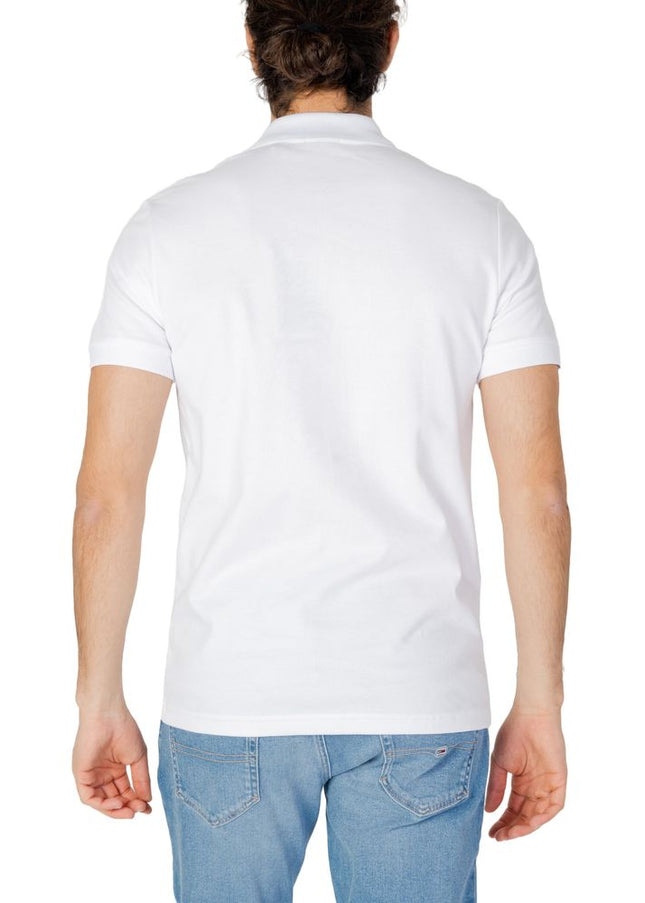 Hugo Boss White Cotton Polo Shirt