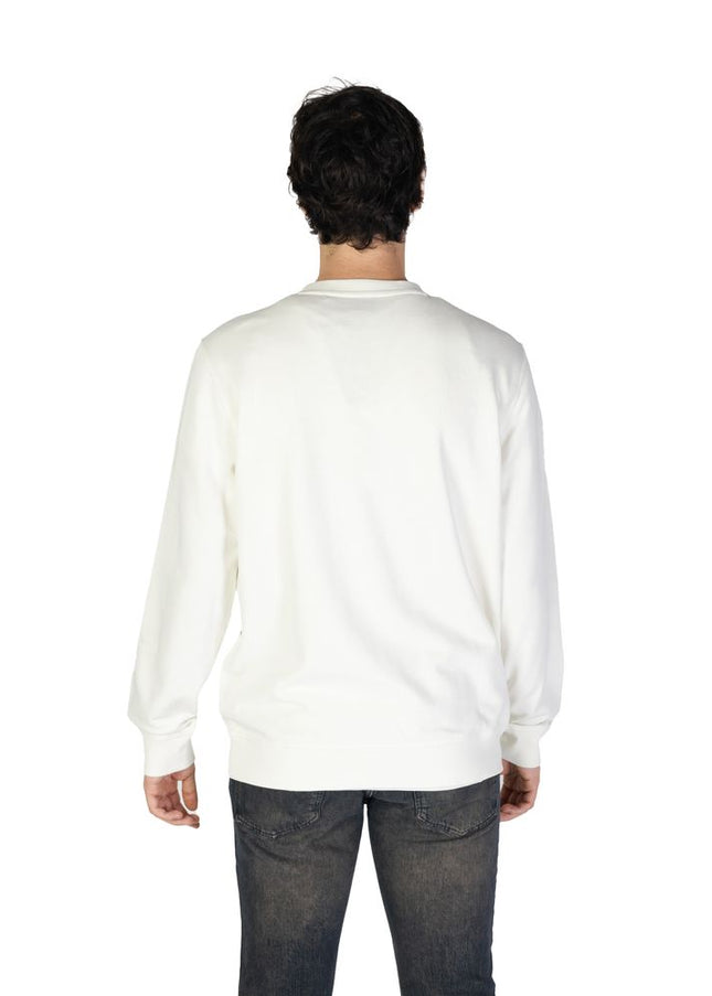 Hugo Boss White Cotton Sweater