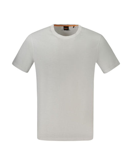 Hugo Boss White Cotton T-Shirt