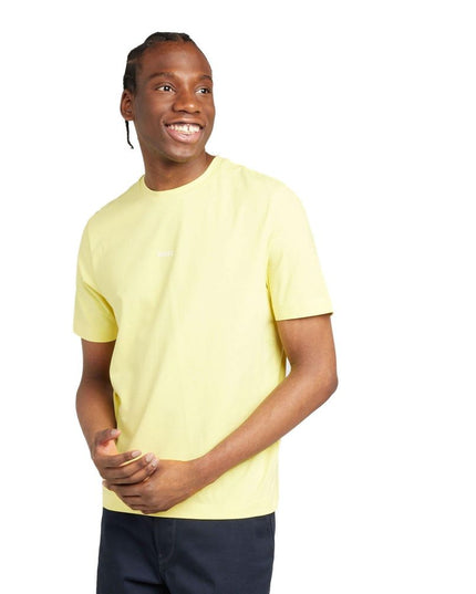 Hugo Boss Yellow Cotton T-Shirt