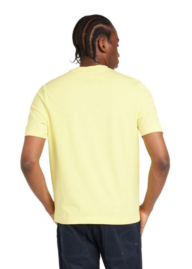 Hugo Boss Yellow Cotton T-Shirt