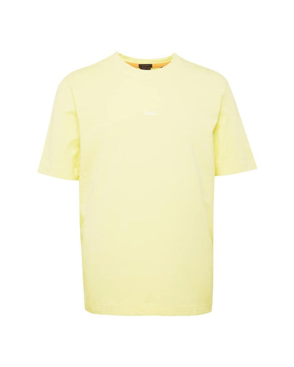 Hugo Boss Yellow Cotton T-Shirt