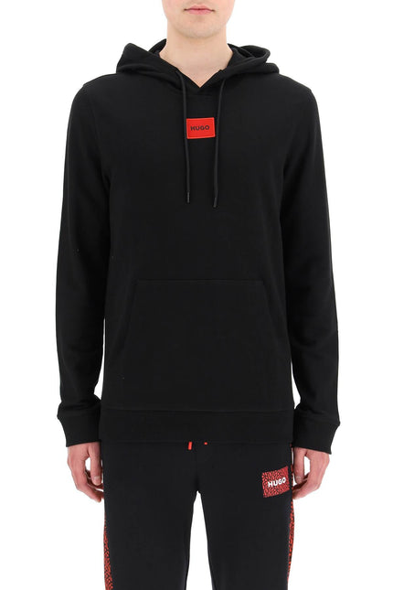 Hugo daratschi logo patch hoodie