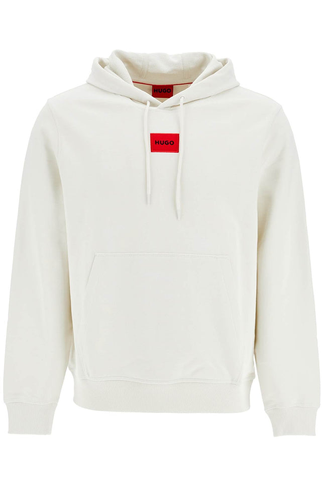 Hugo logo patch hoodie