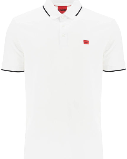 Hugo polo shirt with contrasting finishing details