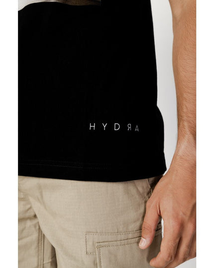 Hydra Clothing Black Cotton T-Shirt