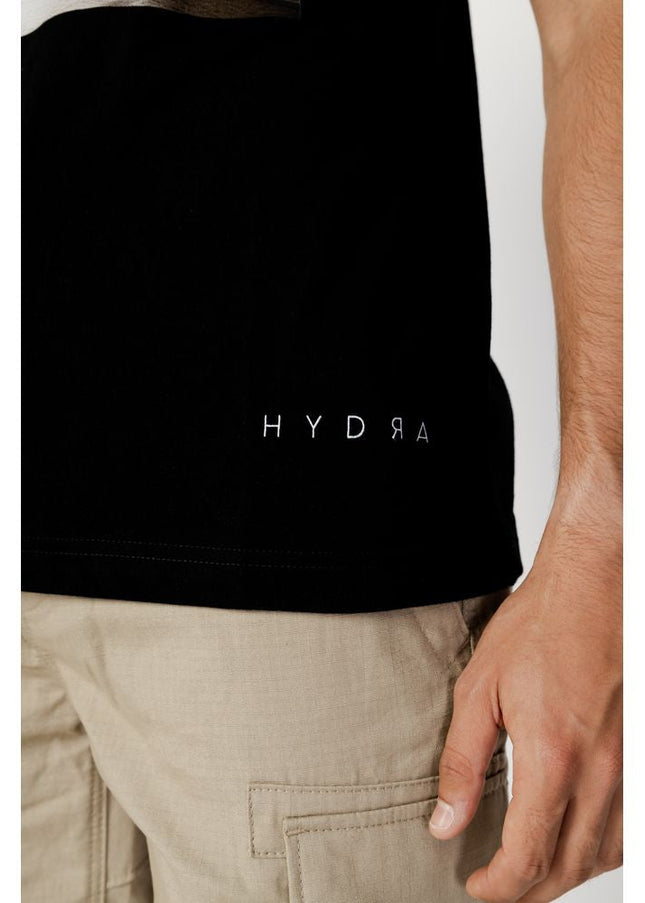 Hydra Clothing Black Cotton T-Shirt