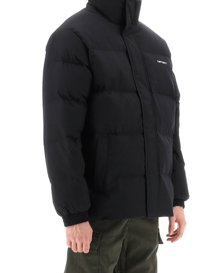 Carhartt Wip Denville Quilted Puffer Jacket-CARHARTT WIP-Black-L-Urbanheer