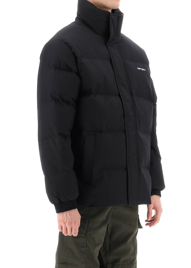 Carhartt Wip Denville Quilted Puffer Jacket-CARHARTT WIP-Black-L-Urbanheer