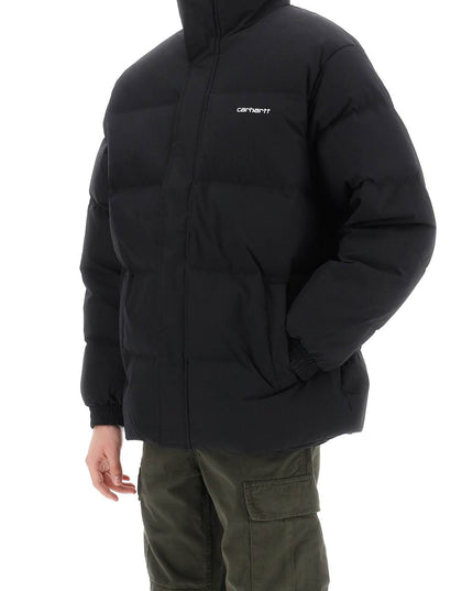 Carhartt Wip Denville Quilted Puffer Jacket-CARHARTT WIP-Black-L-Urbanheer