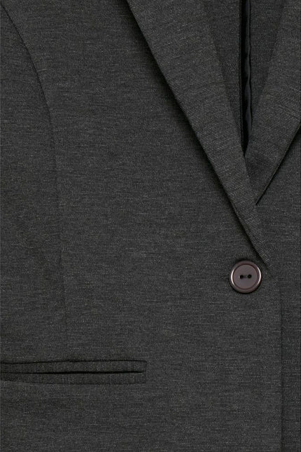 ICHI Gray Polyester Suits & Blazer