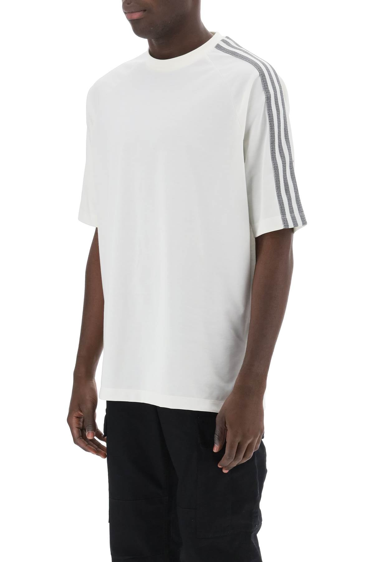 Y-3 3-Stripes Crew-Neck T-Shirt-Y-3-Urbanheer