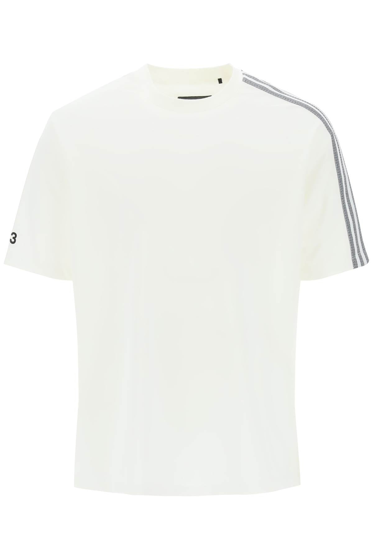 Y-3 3-Stripes Crew-Neck T-Shirt-Y-3-WHITE-S-Urbanheer