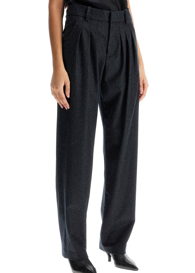 Isabel Marant casile wool flannel trousers in nine