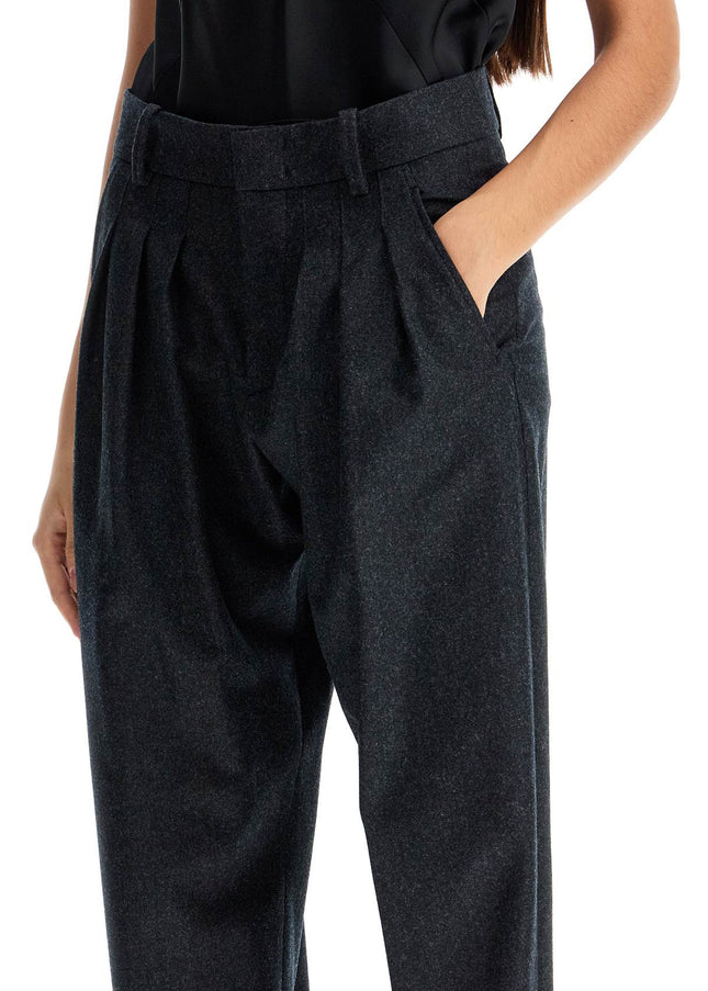 Isabel Marant casile wool flannel trousers in nine