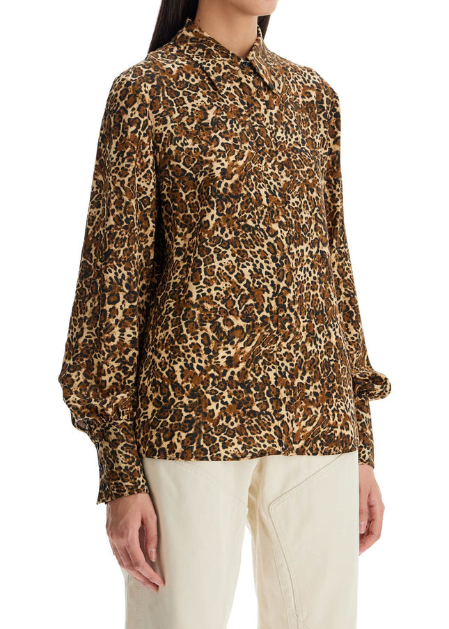 Isabel Marant 'teysa silk leopard print