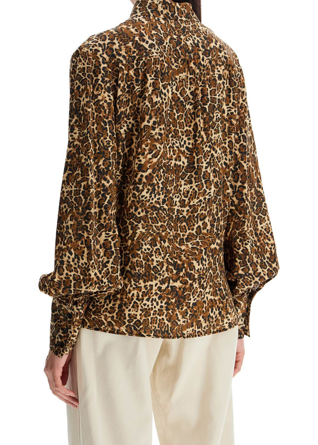 Isabel Marant 'teysa silk leopard print