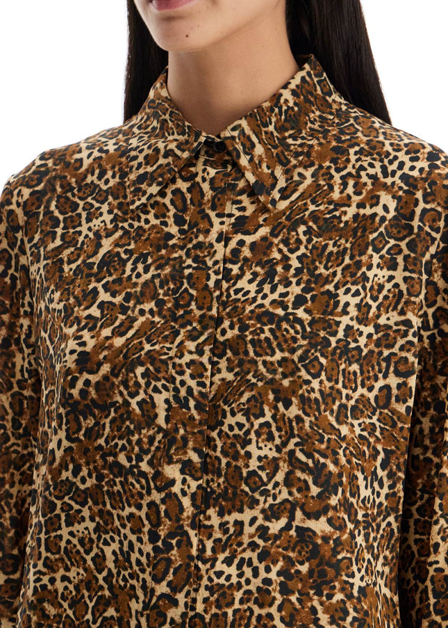 Isabel Marant 'teysa silk leopard print