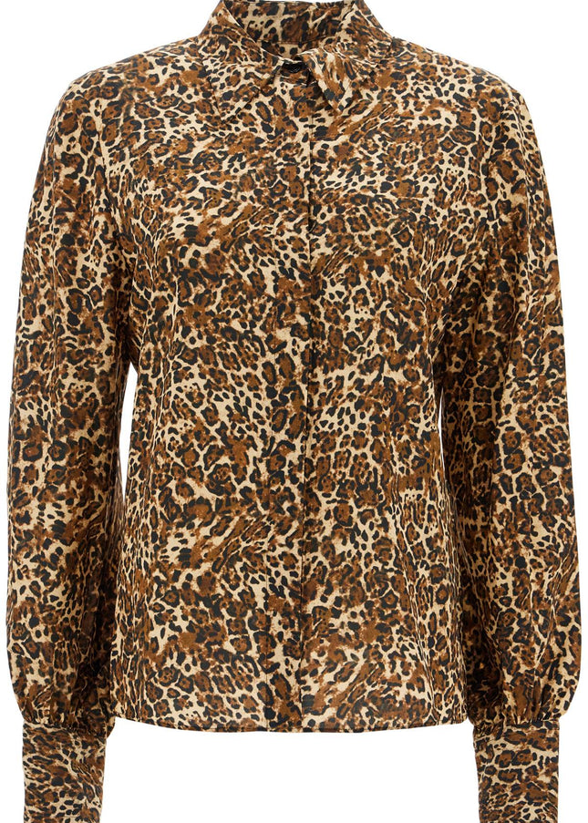 Isabel Marant 'teysa silk leopard print