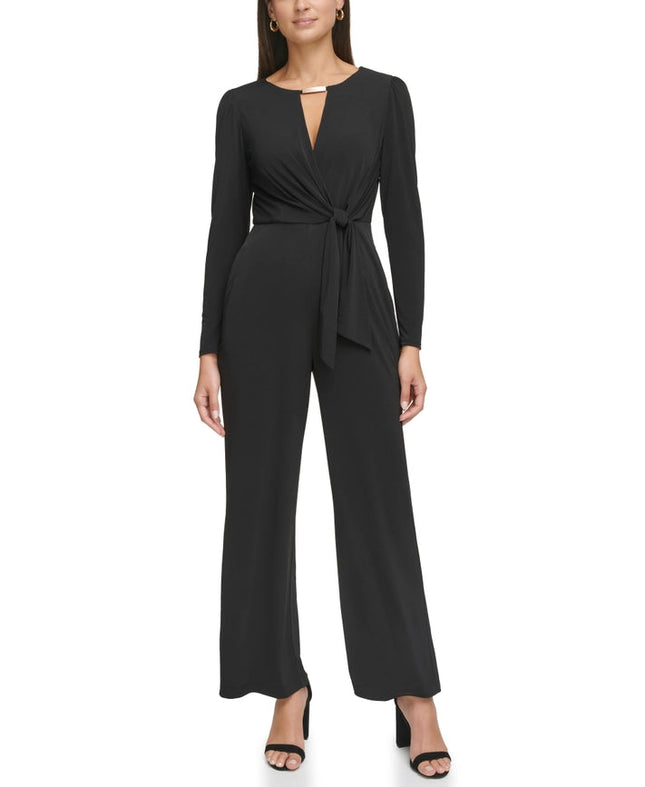 Ity Jumpsuit-Jumpsuit-Kensie & Siena-2-BLACK-Urbanheer