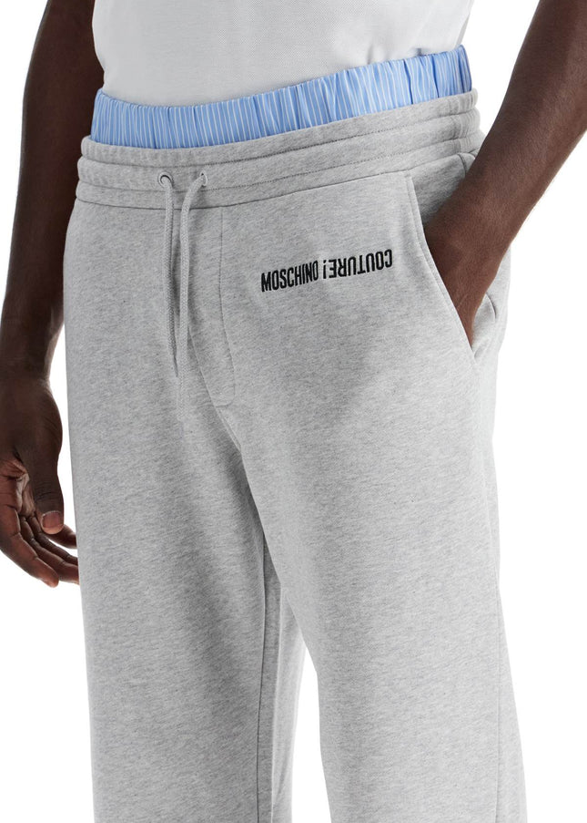 Moschino jogger pants with boxer insert