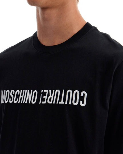 Moschino t-shirt with embroidered lettering