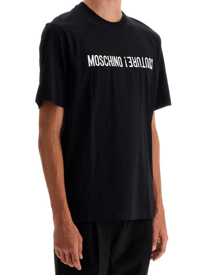 Moschino t-shirt with embroidered lettering