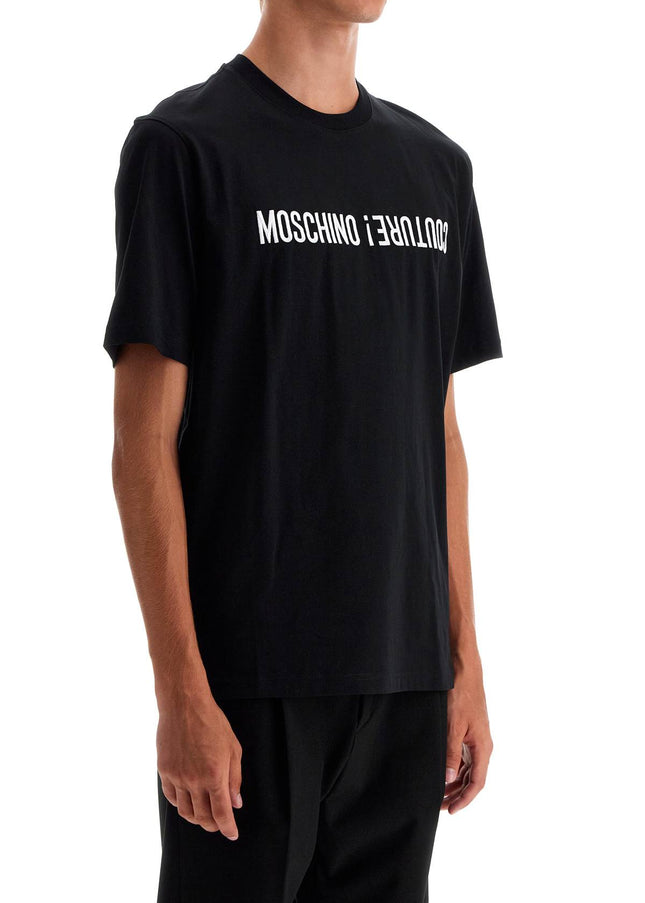 Moschino t-shirt with embroidered lettering