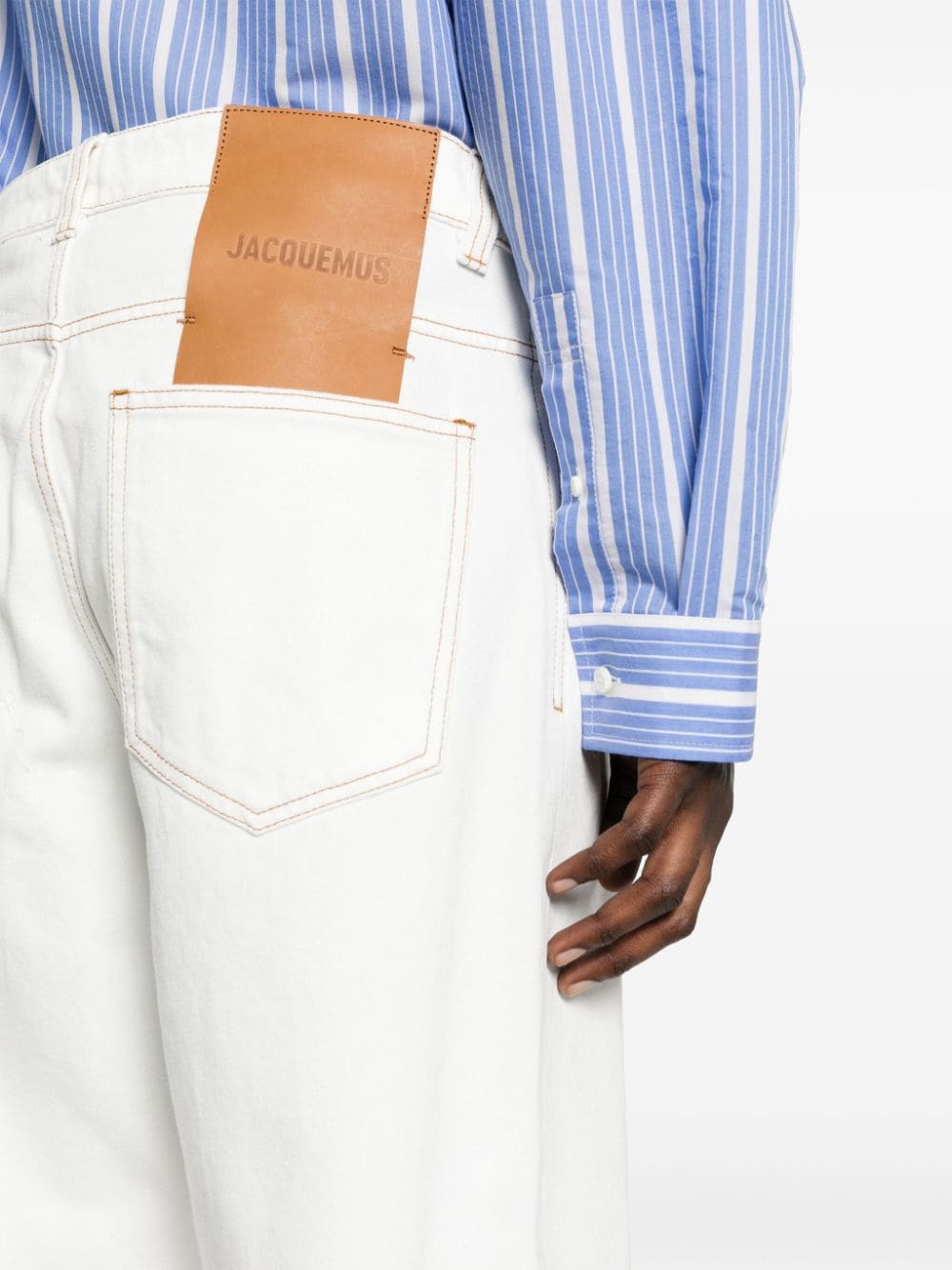 Jacquemus Jeans White