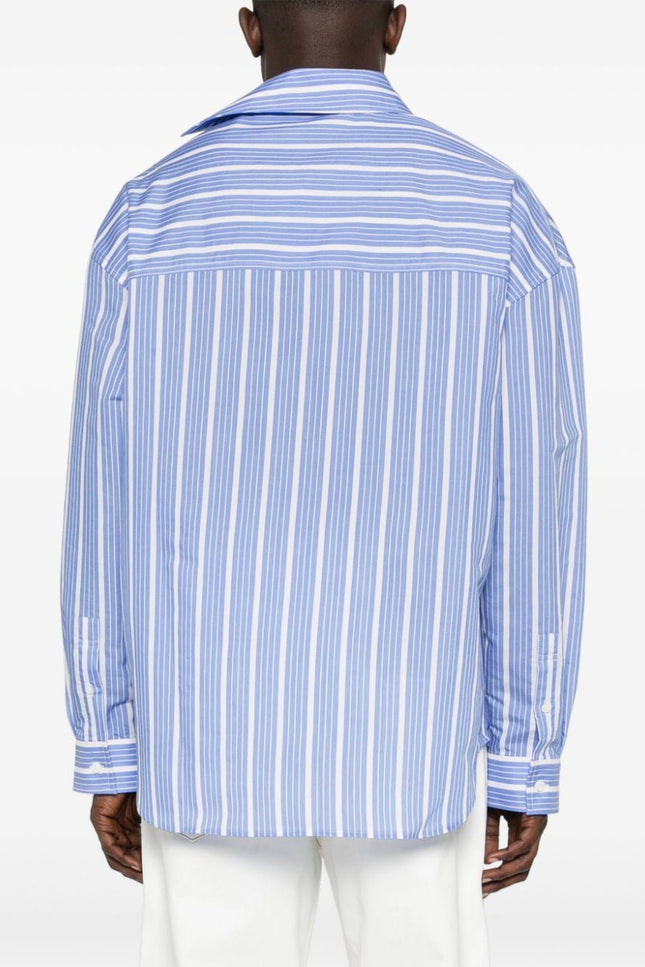 JACQUEMUS Shirts Clear Blue