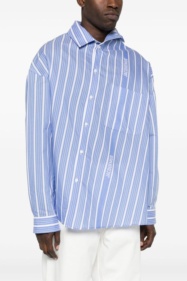 JACQUEMUS Shirts Clear Blue