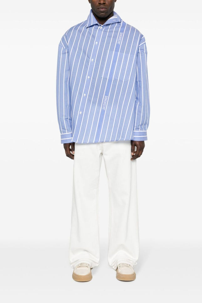 JACQUEMUS Shirts Clear Blue