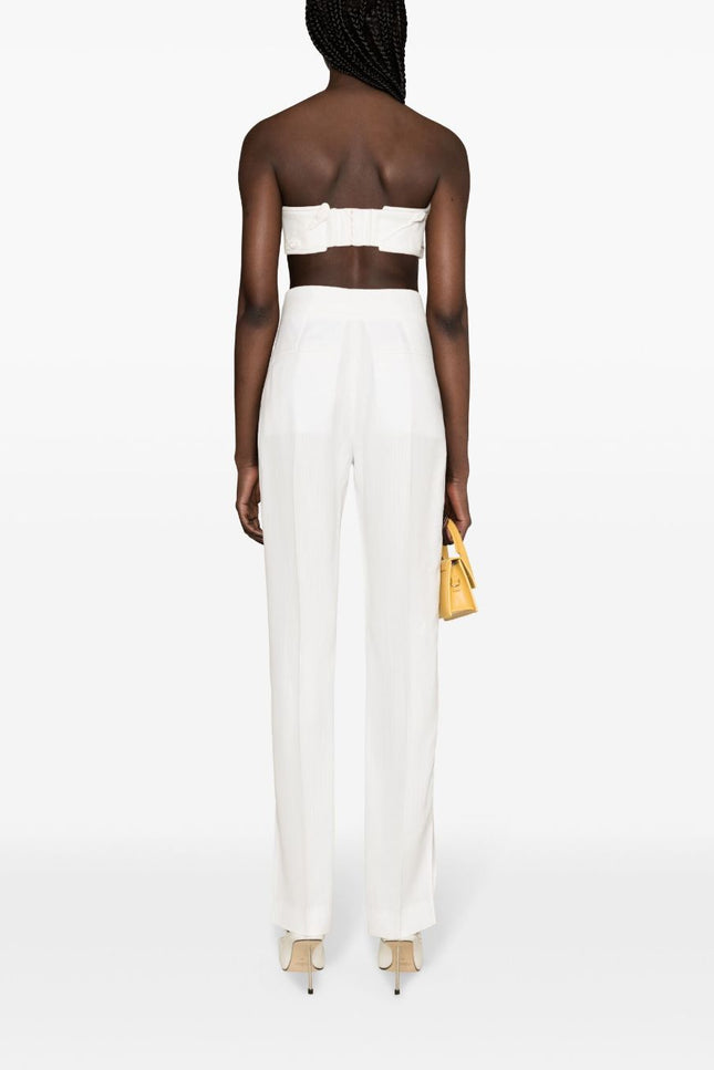 JACQUEMUS Trousers White