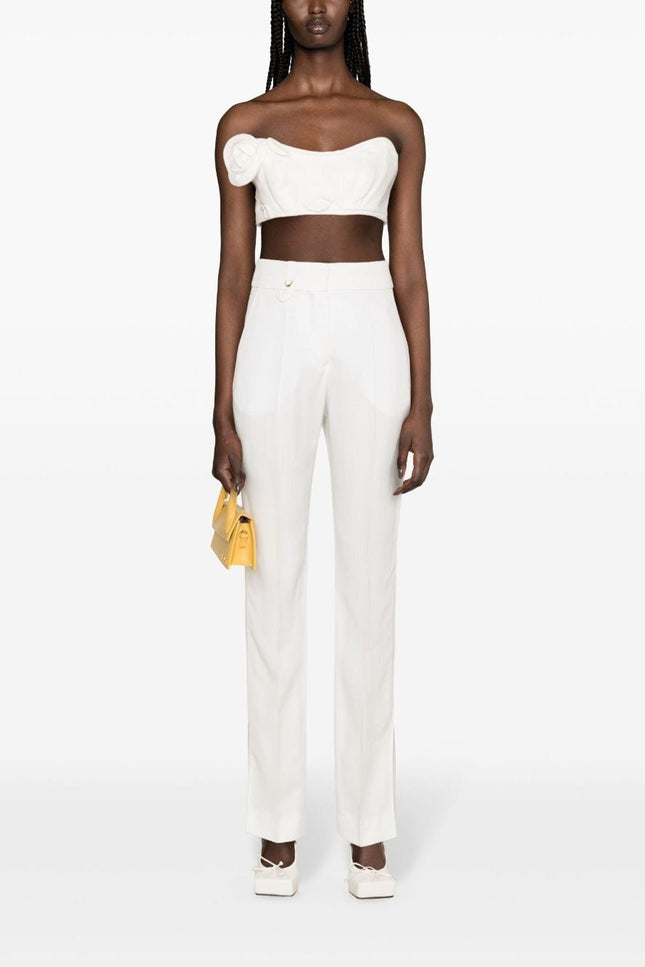 JACQUEMUS Trousers White