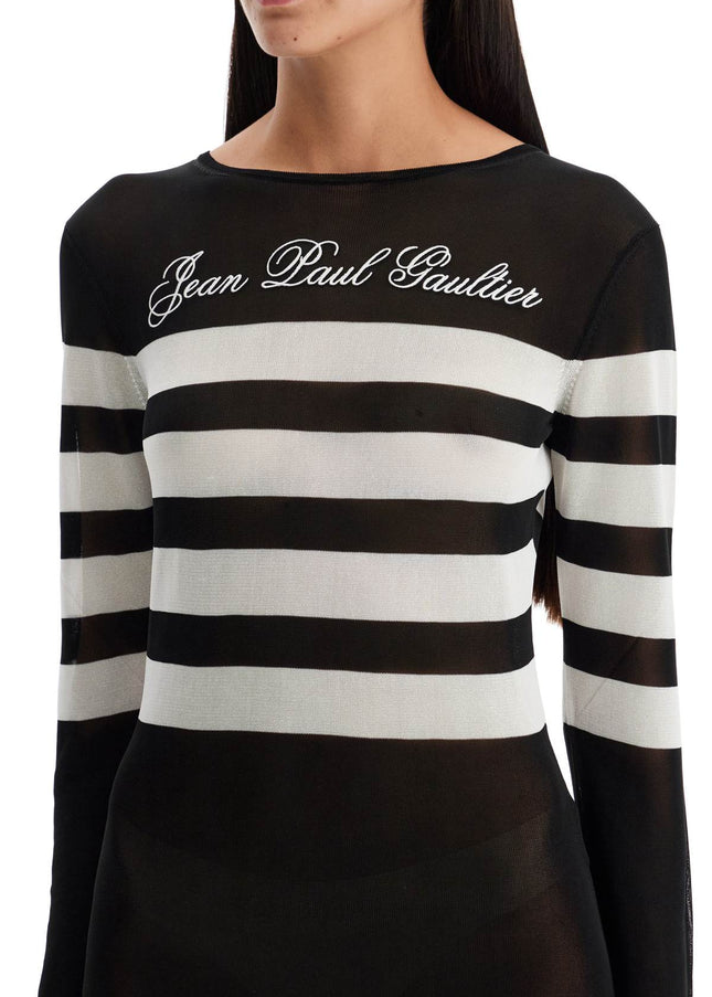 JEAN PAUL GAULTIER Abito in maglia marinière Signature