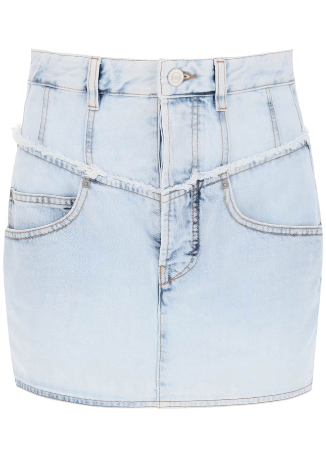 Isabel Marant narjis denim mini skirt