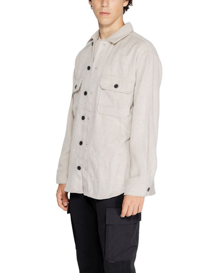 Jack Jones Beige Polyester Jacket