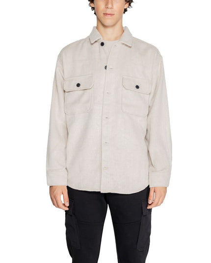 Jack Jones Beige Polyester Jacket