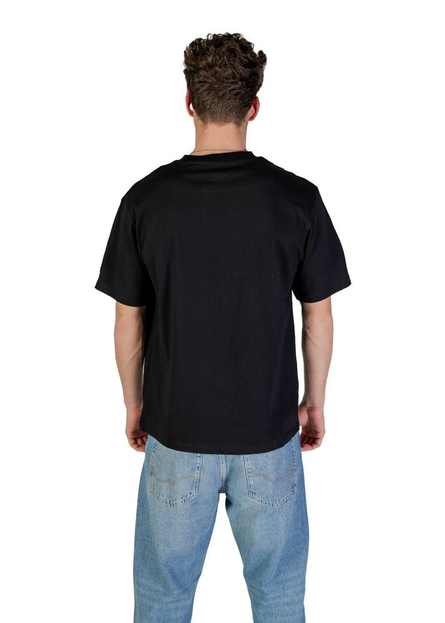 Jack Jones Black Cotton T-Shirt