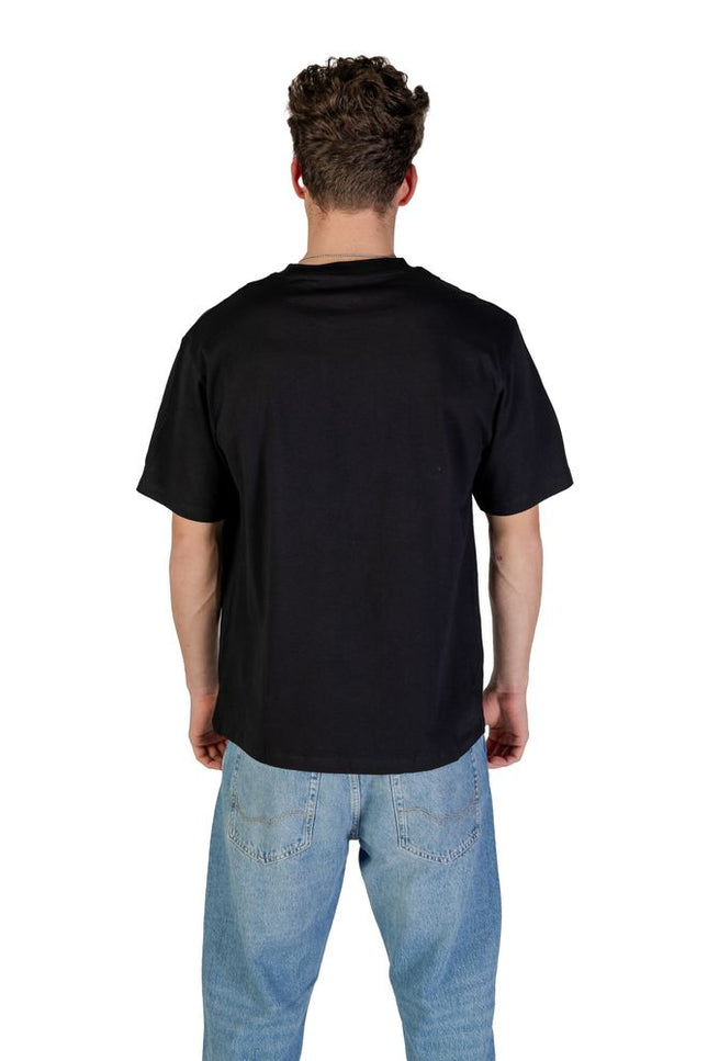 Jack Jones Black Cotton T-Shirt