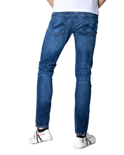 Jack Jones Blue Cotton Jeans & Pant