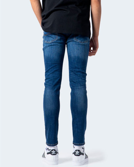 Jack Jones Blue Cotton Jeans & Pant