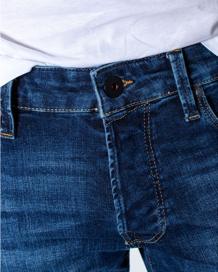 Jack Jones Blue Cotton Jeans & Pant