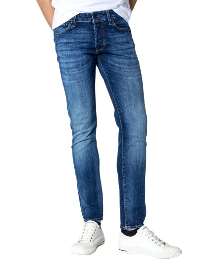 Jack Jones Blue Cotton Jeans & Pant