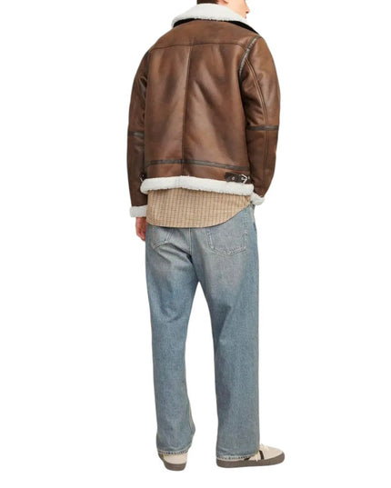 Jack Jones Brown Polyester Jacket