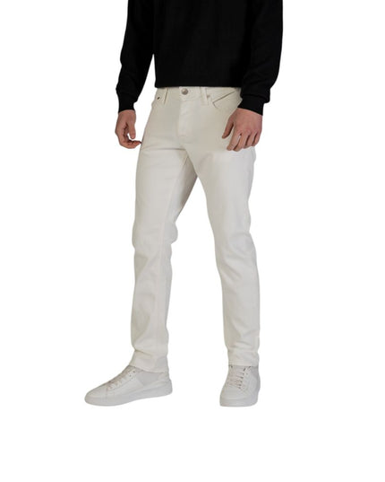 Jack Jones White Cotton Jeans & Pant