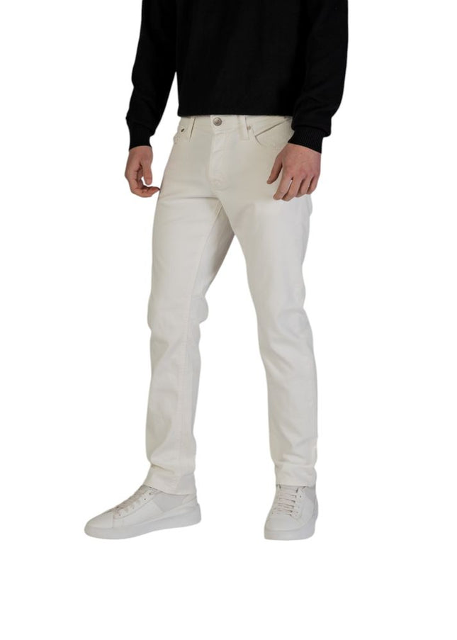 Jack Jones White Cotton Jeans & Pant