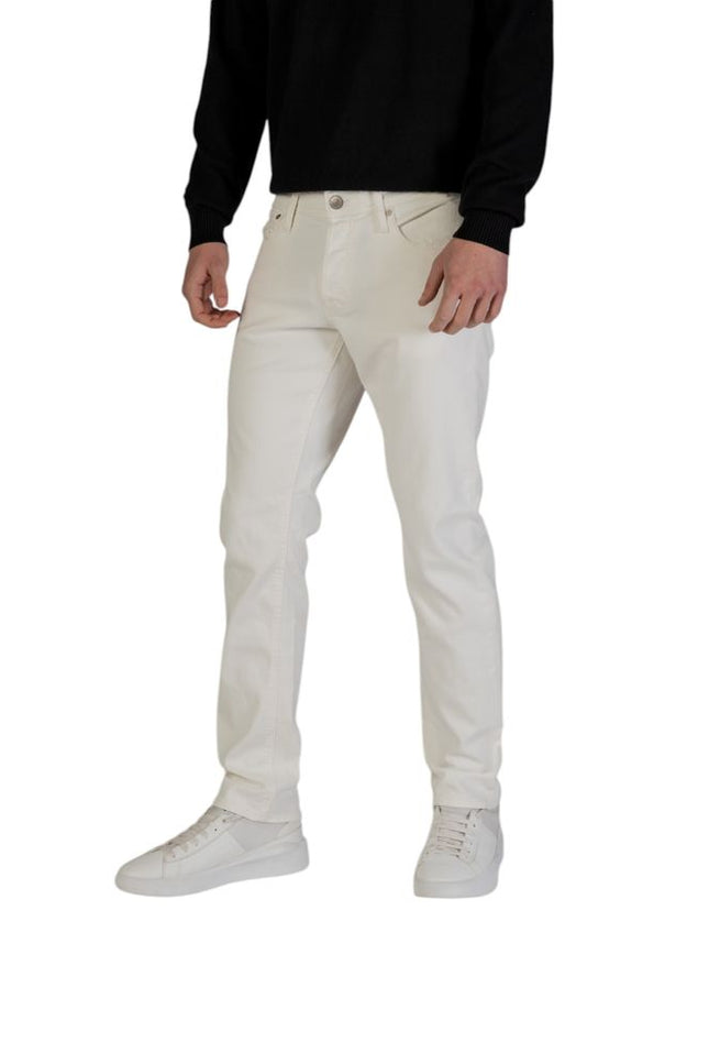 Jack Jones White Cotton Jeans & Pant