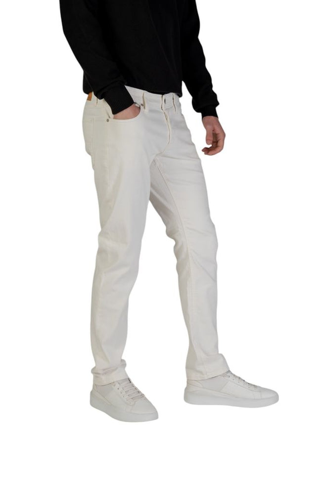 Jack Jones White Cotton Jeans & Pant