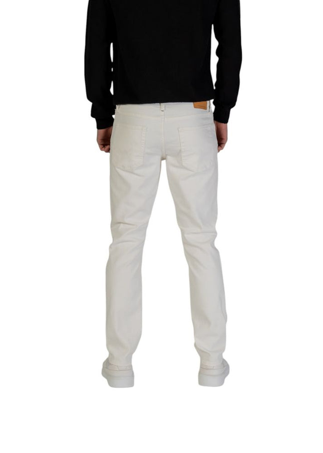 Jack Jones White Cotton Jeans & Pant